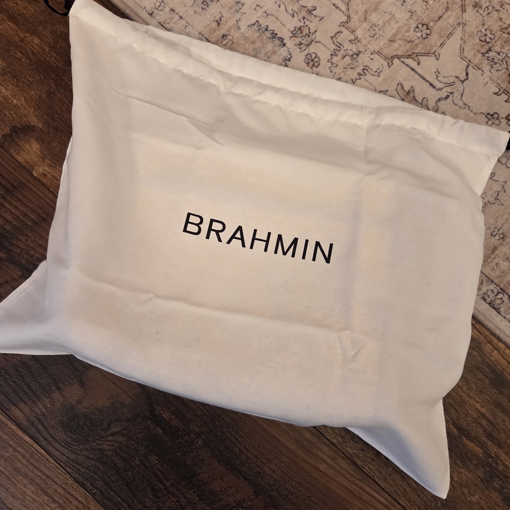 Brahmin Tan and Brown Woven Shoulder Bag - Picture 2 of 12